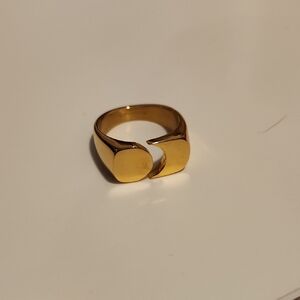 Nominal x VELA Phases Ring Size 9, Gold-plated